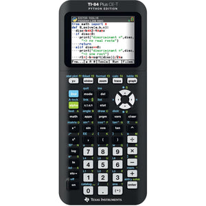 Texas Instruments -  Texas grafische rekenmachine TI-84 Plus CE-T Python edition, zwart