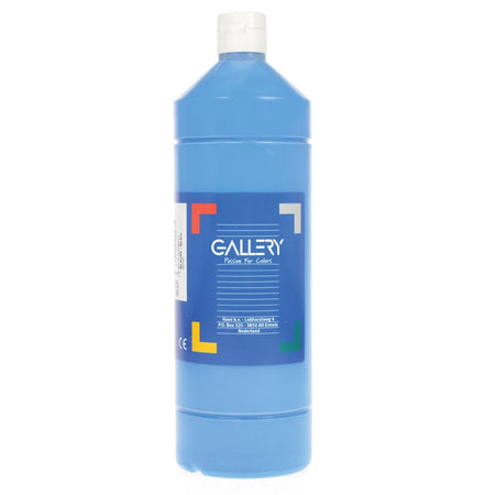 Galerie - gouache, bouteille 1 l, bleue