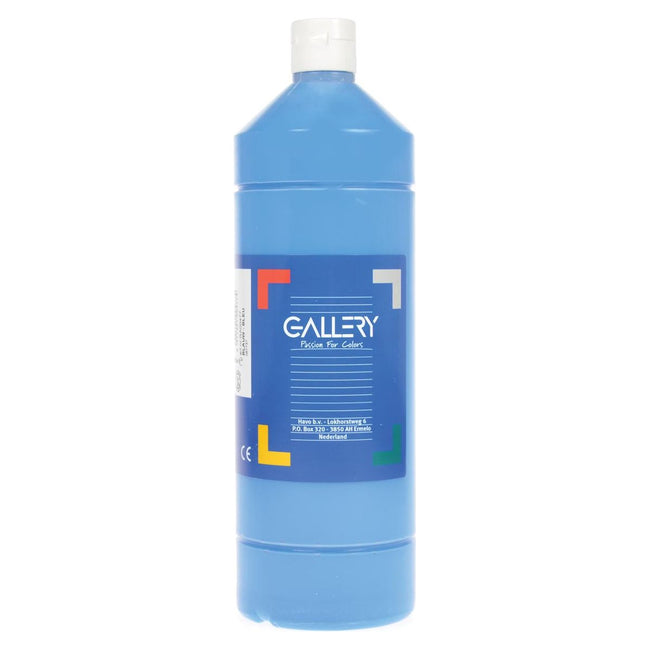 Galerie - Galerie Plakkaatverf, bouteille de 1 l, bleu