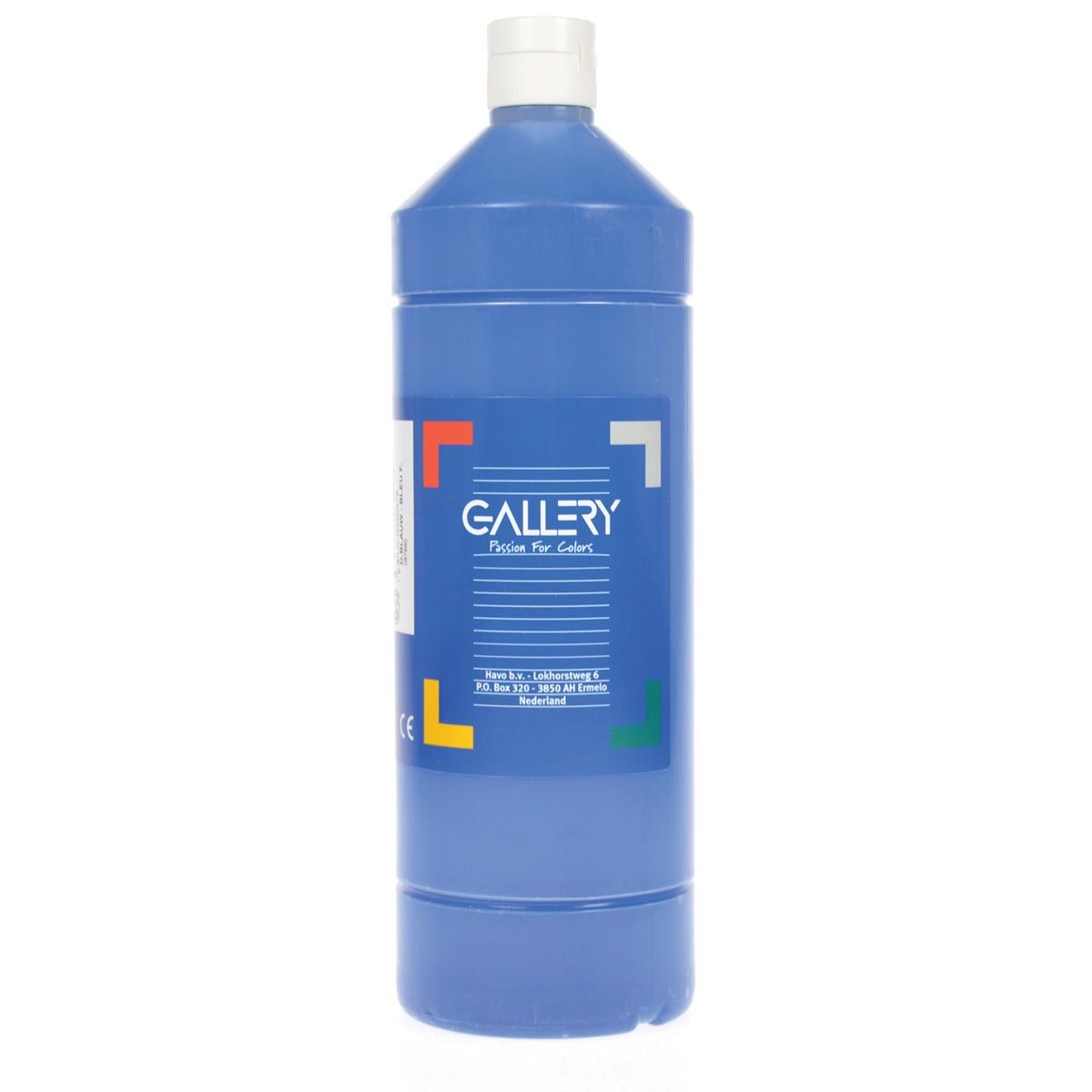 Galerie - Gouache, 1 l Flasche, dunkelblau
