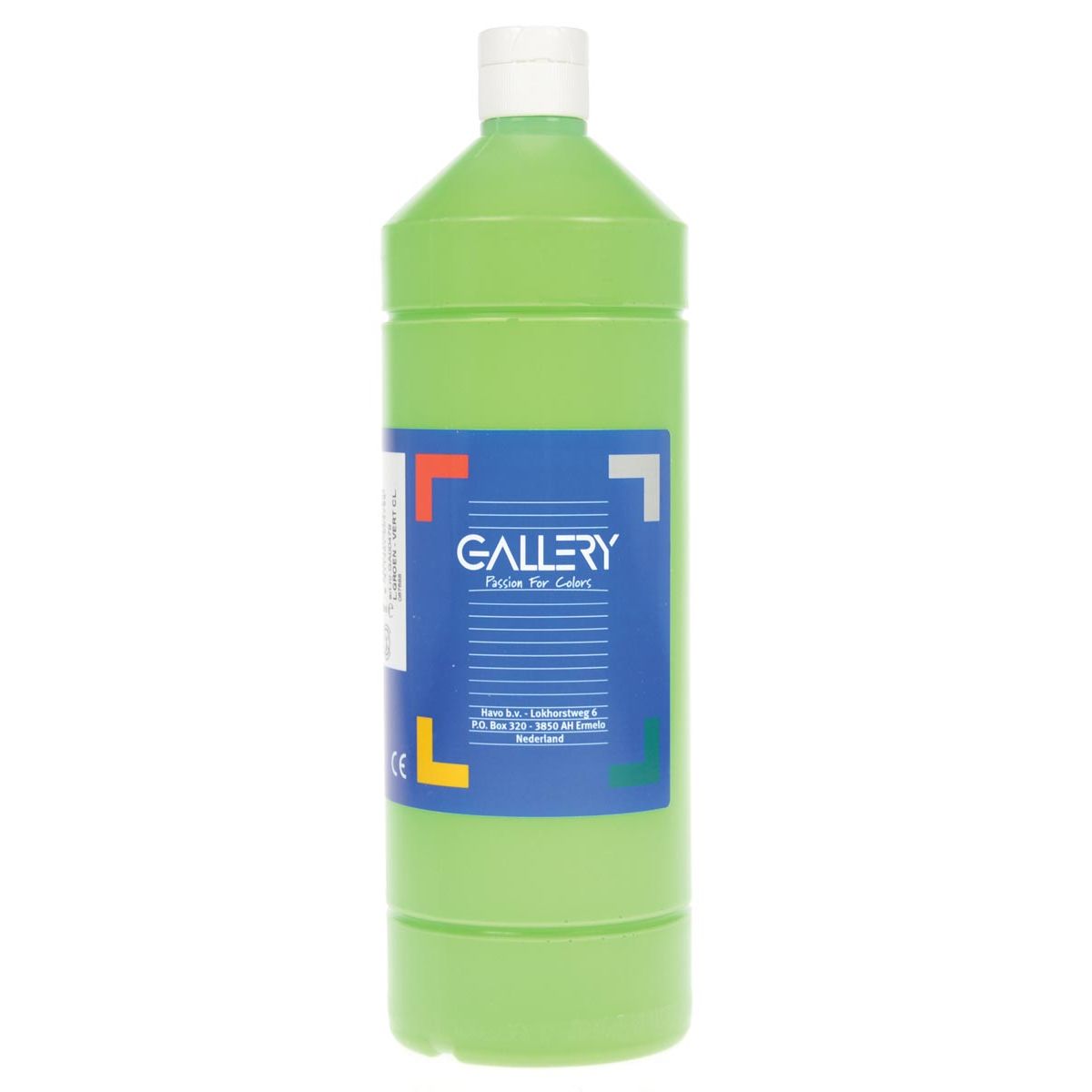Gallery -   plakkaatverf, flacon van 1 l, lichtgroen