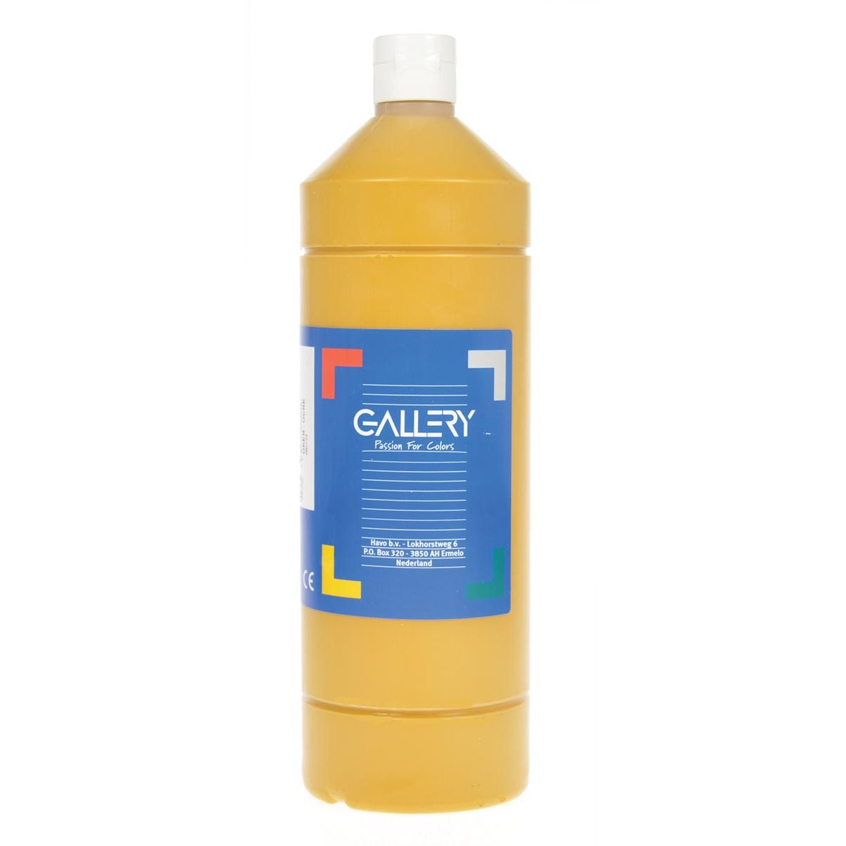 Gallery -   plakkaatverf, flacon van 1 l, oker