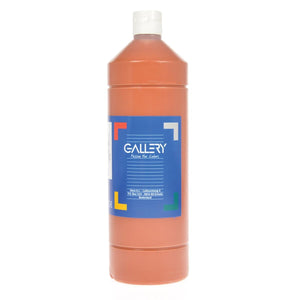 Gallery -   plakkaatverf, flacon van 1 l, lichtbruin