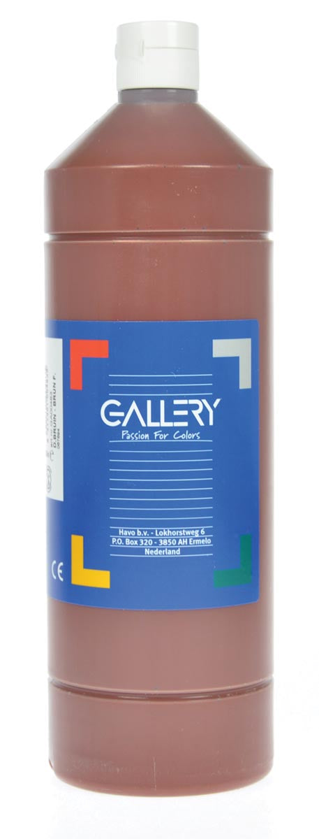 Galerie - Gouache, 1 l Flasche, dunkelbraun