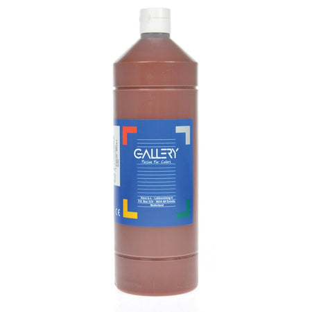 Galerie - gouache, bouteille de 1 l, marron foncé