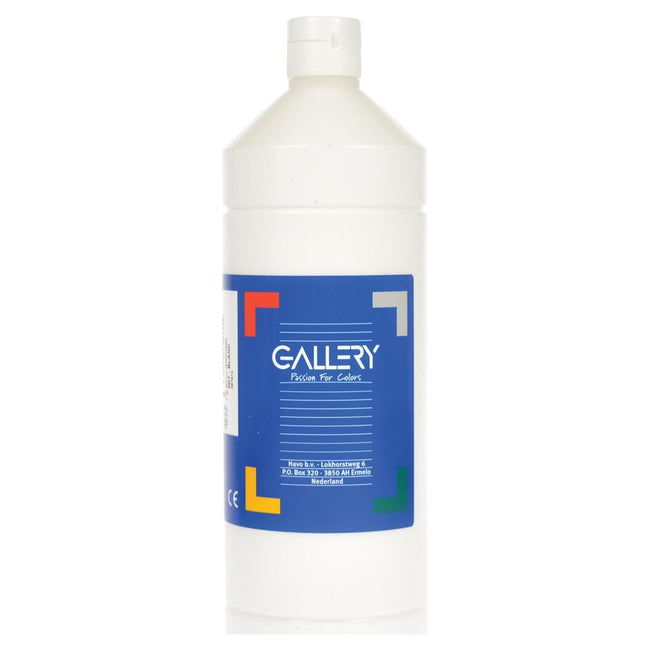 Galerie - Galerie Plakkaat Paint, Bouteille de 1 L, blanc