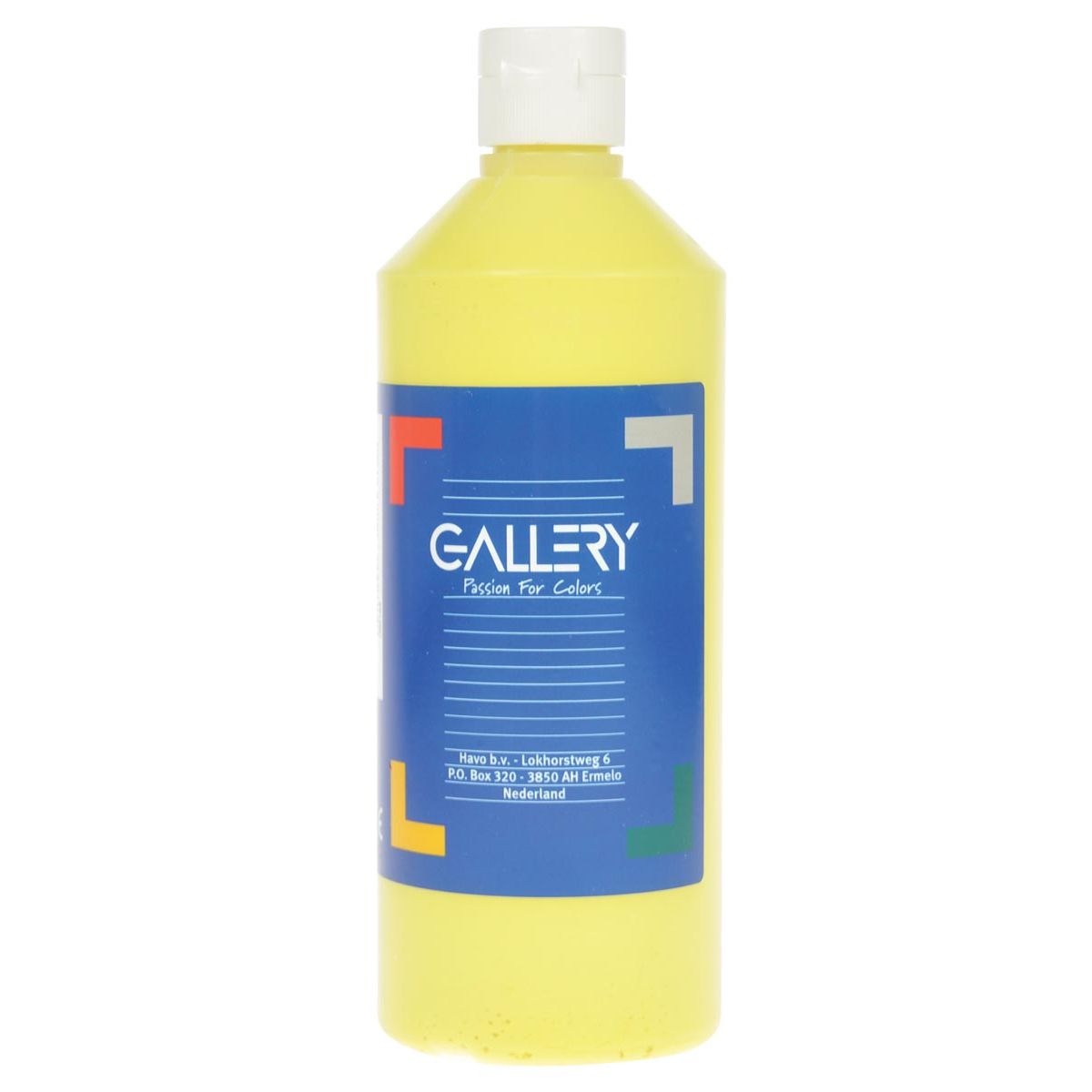 Gallery -   plakkaatverf, flacon van 500 ml, lichtgeel