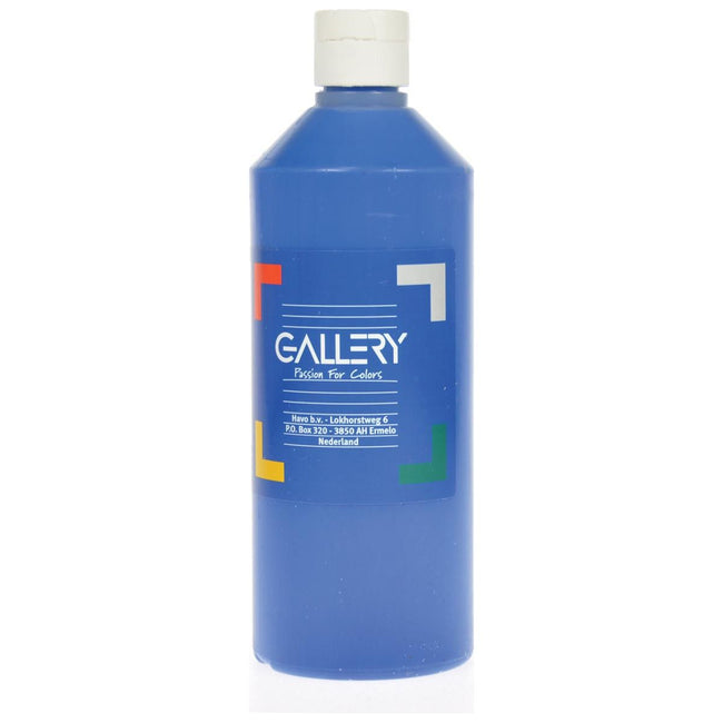 Gallery - Gallery plakkaatverf, flacon van 500 ml, donkerblauw