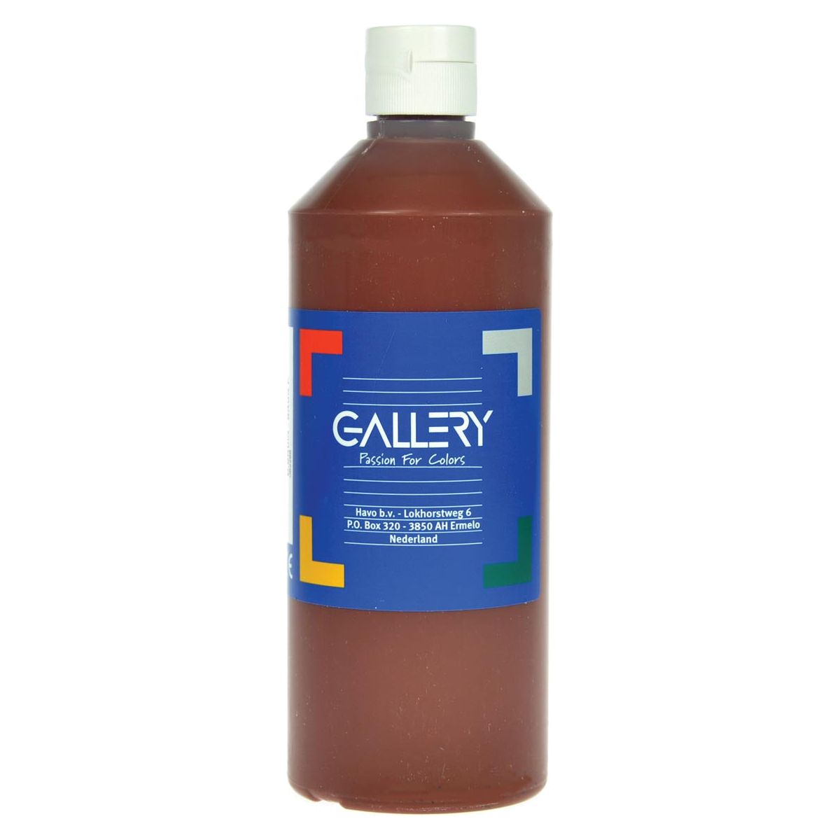 Galerie - Galerie Plakkaat Paint, 500 ml de flacon, brun foncé