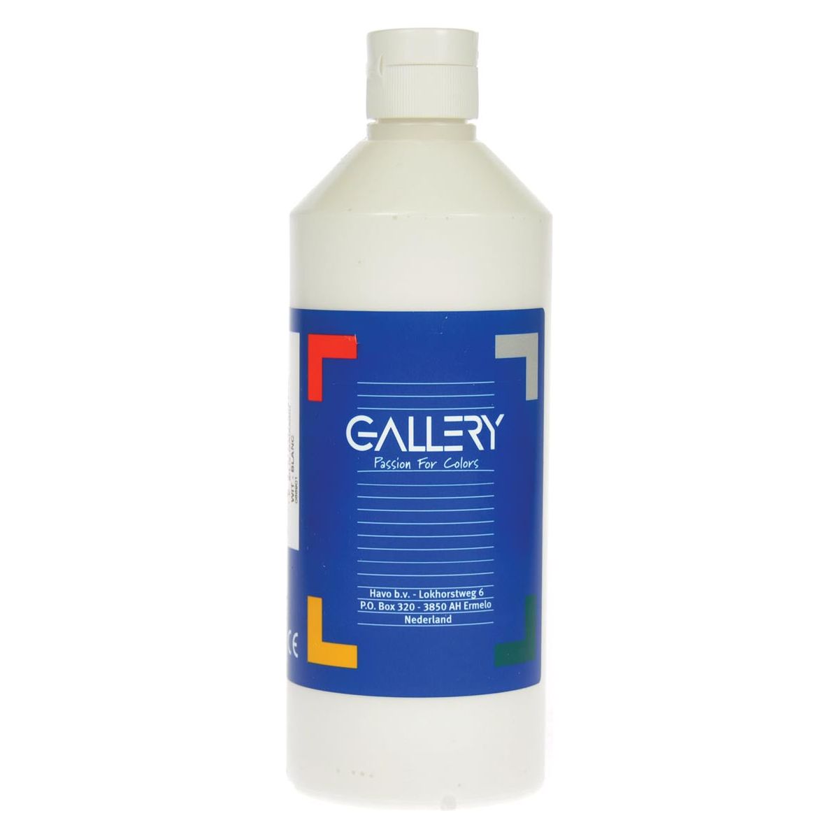 Galerie - Gallery Plakkaat Paint, 500 ml de flacon, blanc