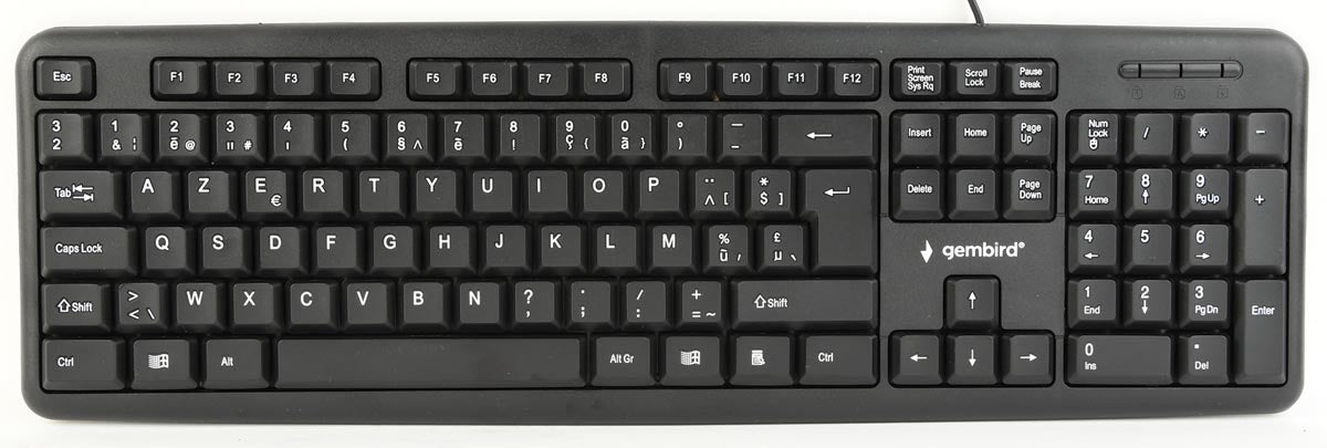 Gembird - clavier standard AZERTY