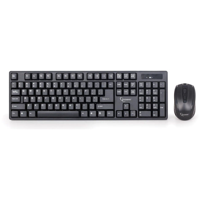 Gembird - clavier et souris sans fil, qwerty