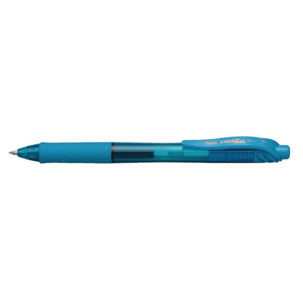 Pentel - Gel Writer BL107 Energel-X bleu clair moyen | 12 pièces
