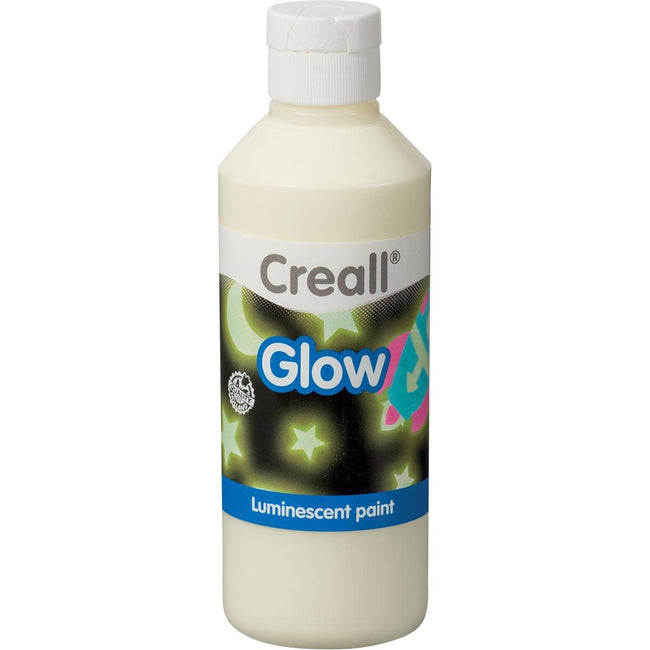 Creall - Peinture pour affiche phosphorescente vert foncé 250ml