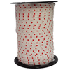 Kräuselband Herzen 5mm x 450 Meter weiß/rot