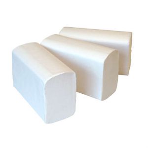 Cleaninq - Serviette plis multiples 20,6x32cm blanc feuille 25x120