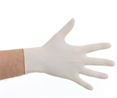 Gants en latex et non poudrés BLANCS 100 pièces Extra Large XL