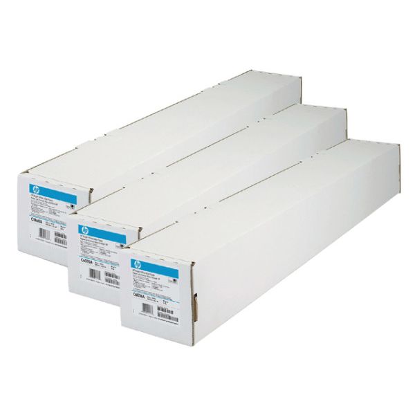 HP - Papier jet d'encre C6035A 610mmx45,7m 90gr blanc brillant