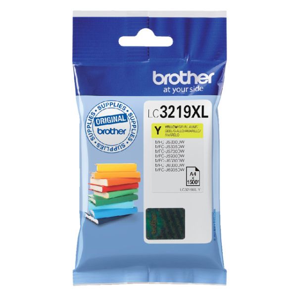 Brother - Cartouche d'encre LC-3219XLY jaune
