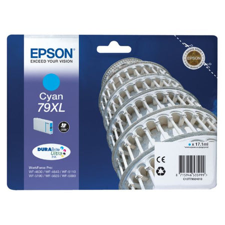 Epson - Cartouche d'encre 79XL T7902 bleue