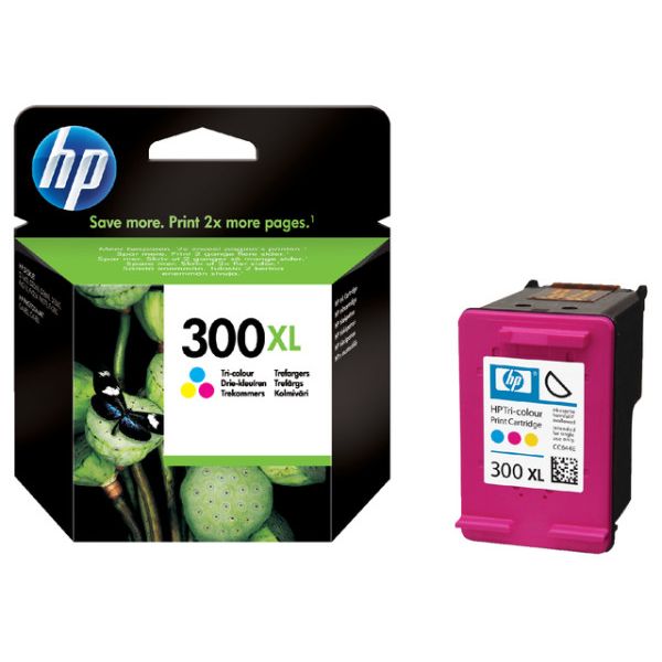 HP - Cartouche d'encre CC644E 300XL couleur HC