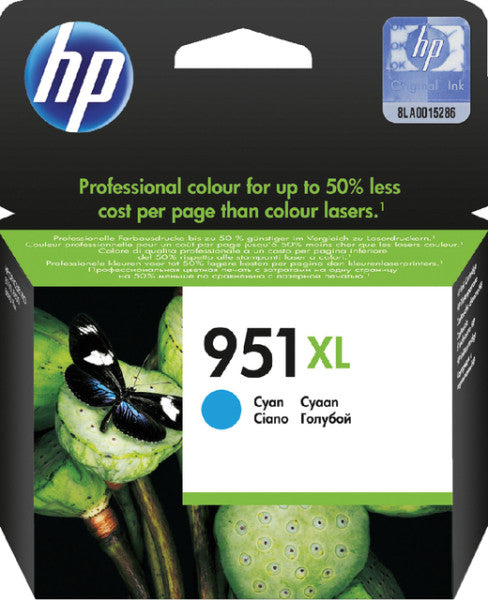 HP - Cartouche d'encre cn046ae 951xl bleue
