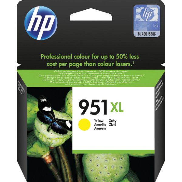 HP -  951XL originele high-capacity gele inktcartridge