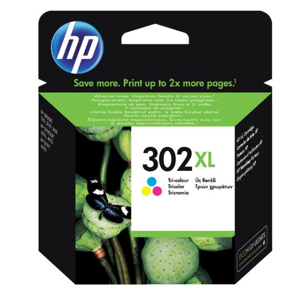 HP - Cartouche d'encre f6u67ae 302xl couleur