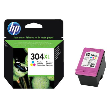HP - Cartouche d'encre n9k07ae 304xl couleur