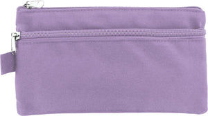 Kangaro - trousse à crayons, plate, 21 x 11 cm, violet pastel