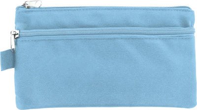 Kangaro -  pennenzak, plat, 21 x 11 cm, pastel blauw