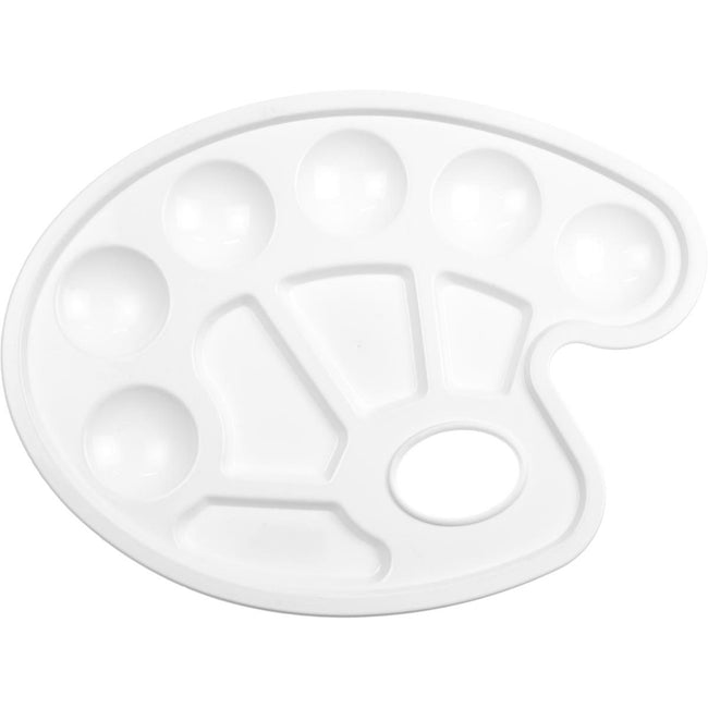 Kangaro - palette à mélanger ovale en plastique, 17 x 23 cm