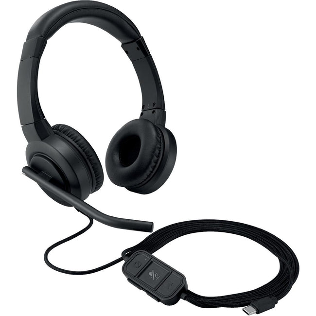 Kensington - USB-C-Headset H1000, On-Ear, schwarz