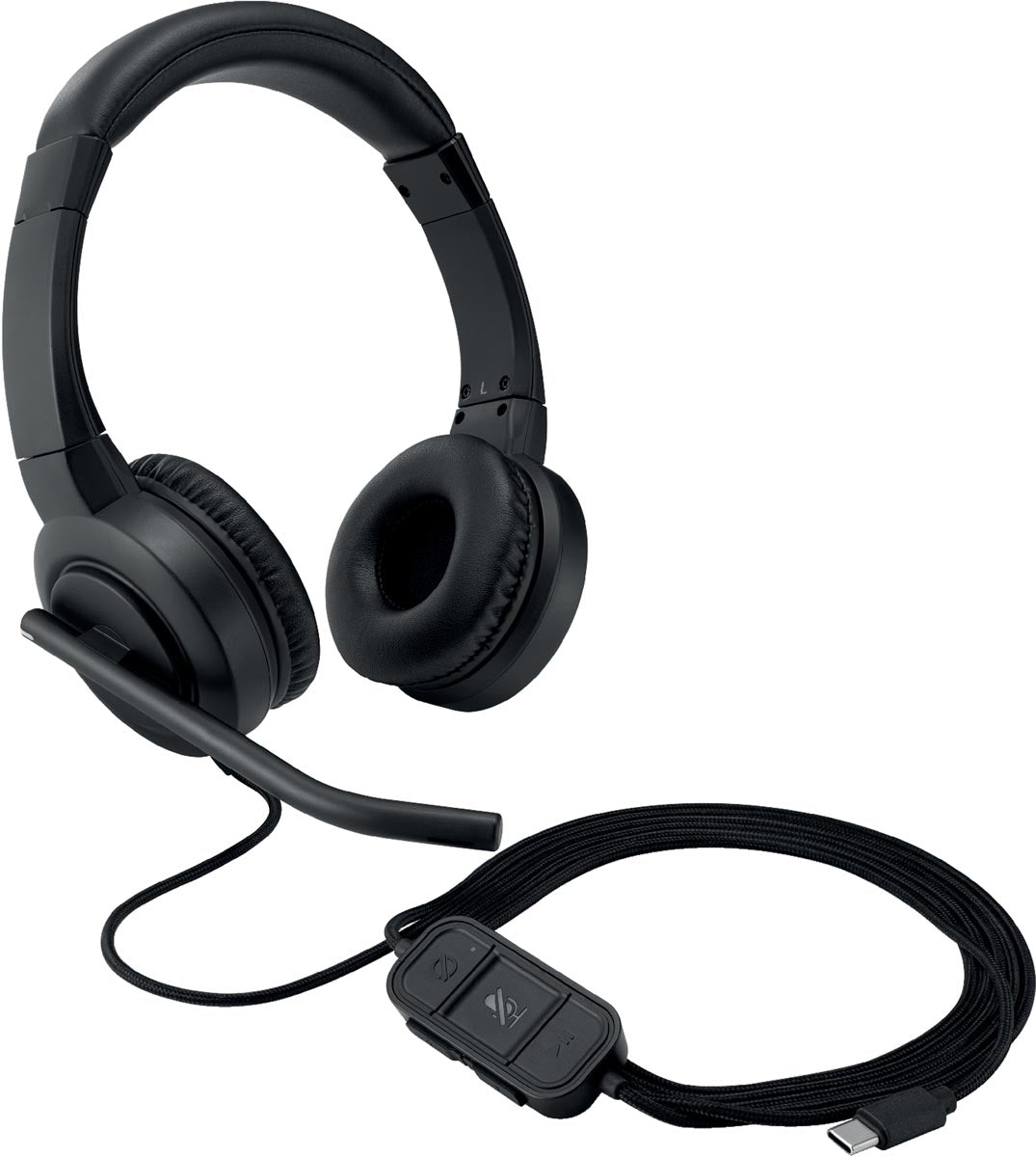 Kensington-USB-C Headset H1000, On-Ear, Schwarz