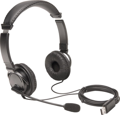 Kensington - Casque USB Hi-Fi, avec microphone