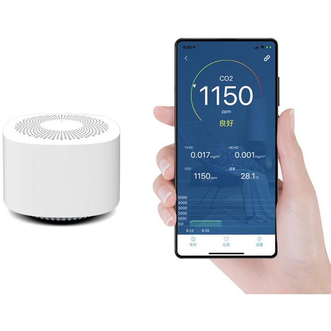 Kokoon - Mini compteur de qualité de l'air Air Protect, connexion Bluetooth