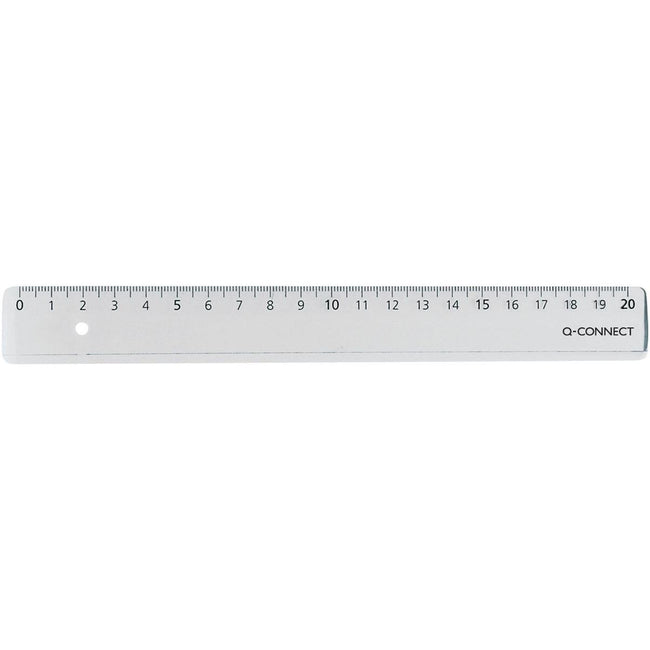 Q-CONNECT - bâton de mesure, polystyrène transparent, 20 cm