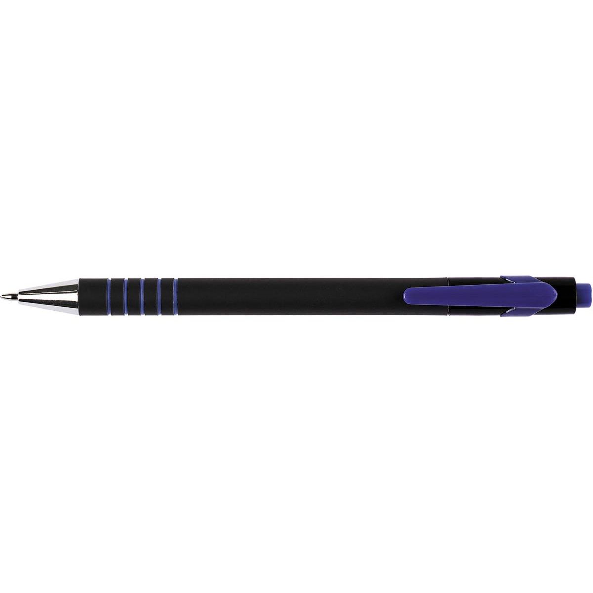 Q-CONNECT - Kugelschreiber Lambda, 0,5 mm, mittlere Spitze, blau