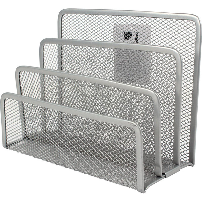 Q-CONNECT - porte-lettre 3 parties métal argenté