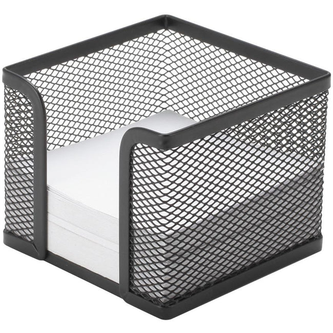 Q-CONNECT - cube mémo, métal, noir