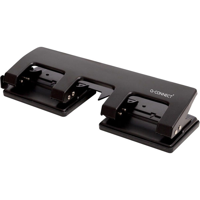 Q-CONNECT - Perforatrice 4 trous, jusqu'à 25 feuilles, noir