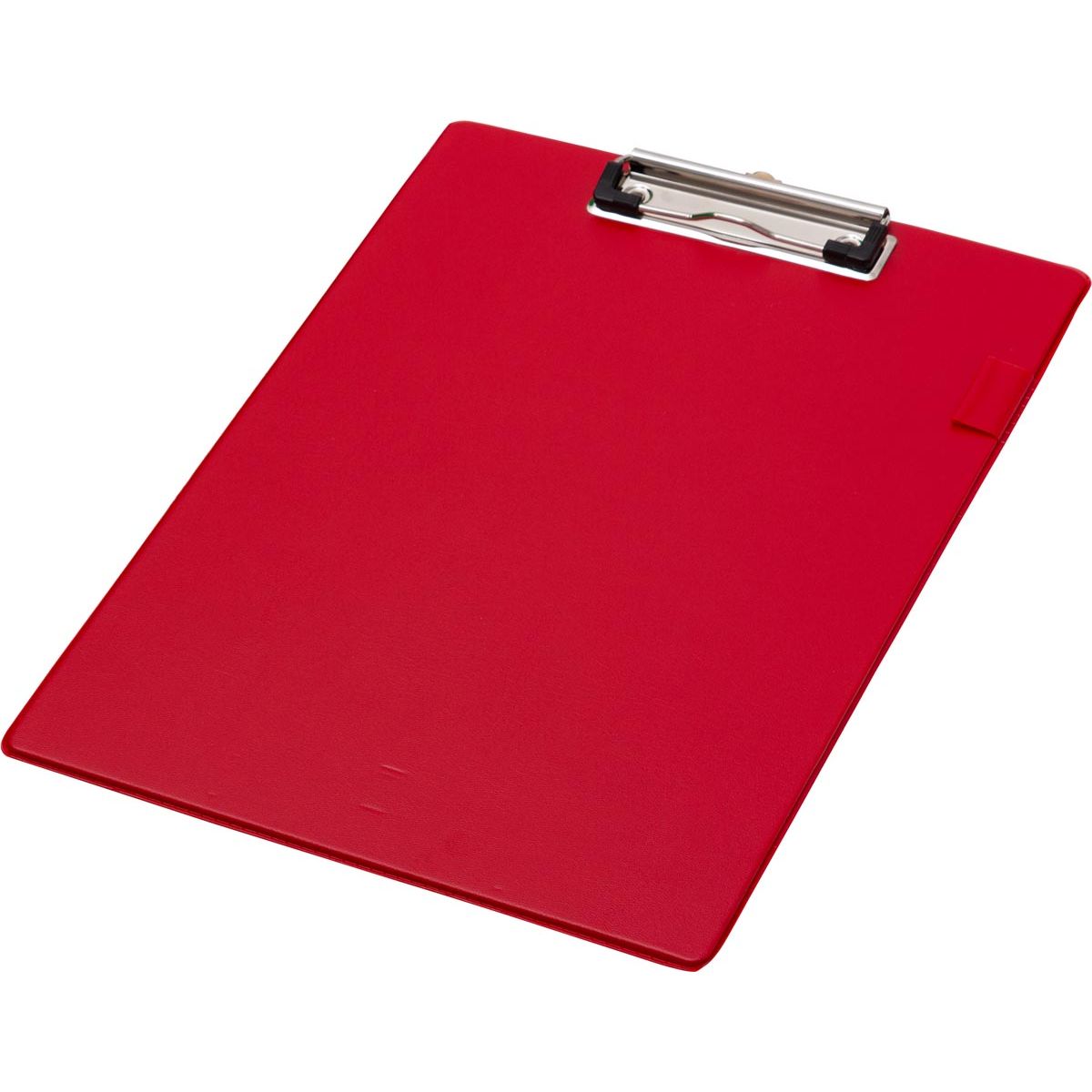 Q-CONNECT - plaque de serrage, PP, ft A4, rouge