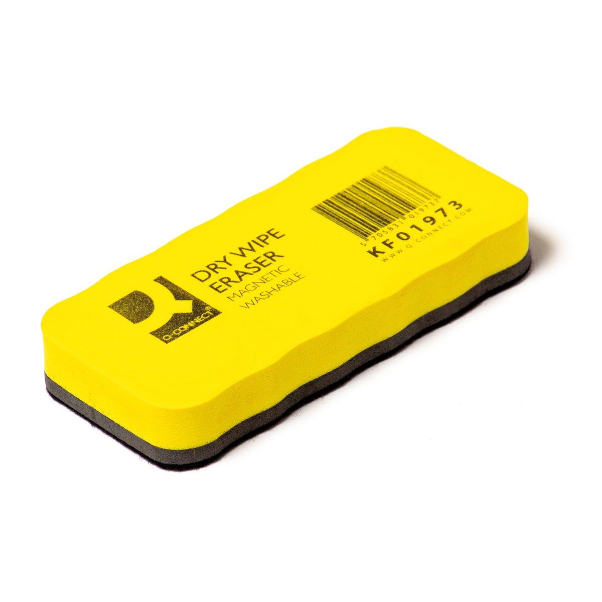 Q-CONNECT - gomme à tableau, magnétique, lavable, jaune