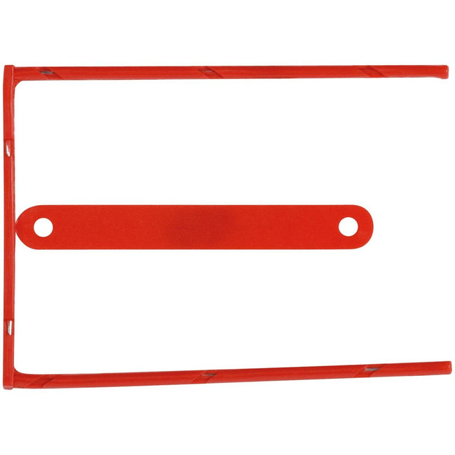 Q-CONNECT -   archiefbinder D-clip, doos van 100 stuks, rood