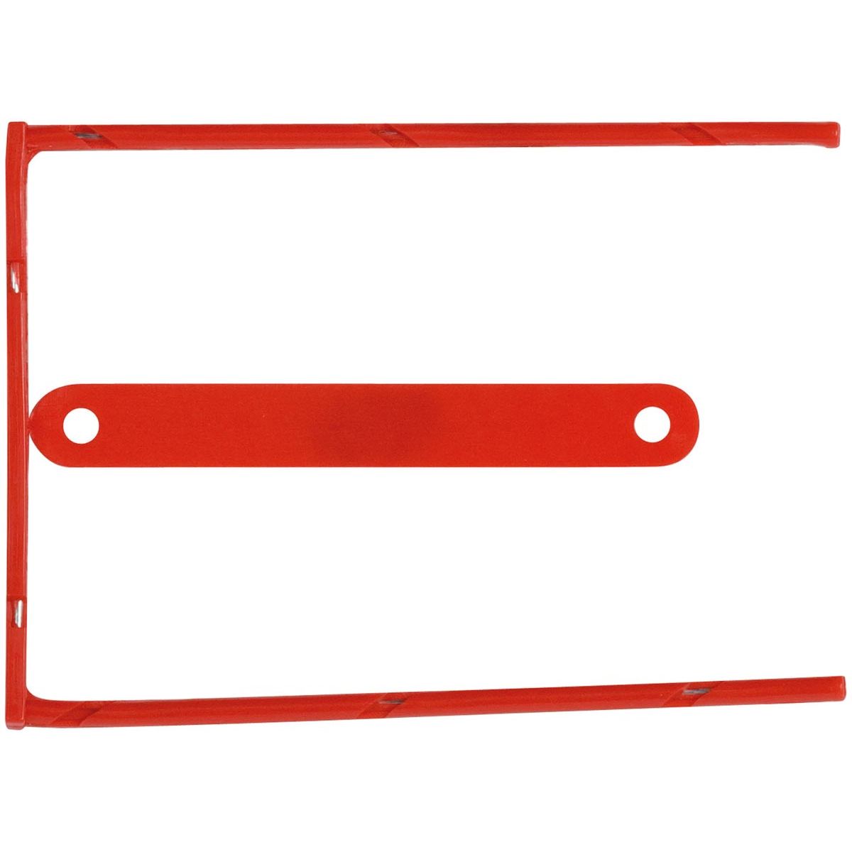 Q-CONNECT - Archivordner D-Clip, Karton à 100 Stück, rot