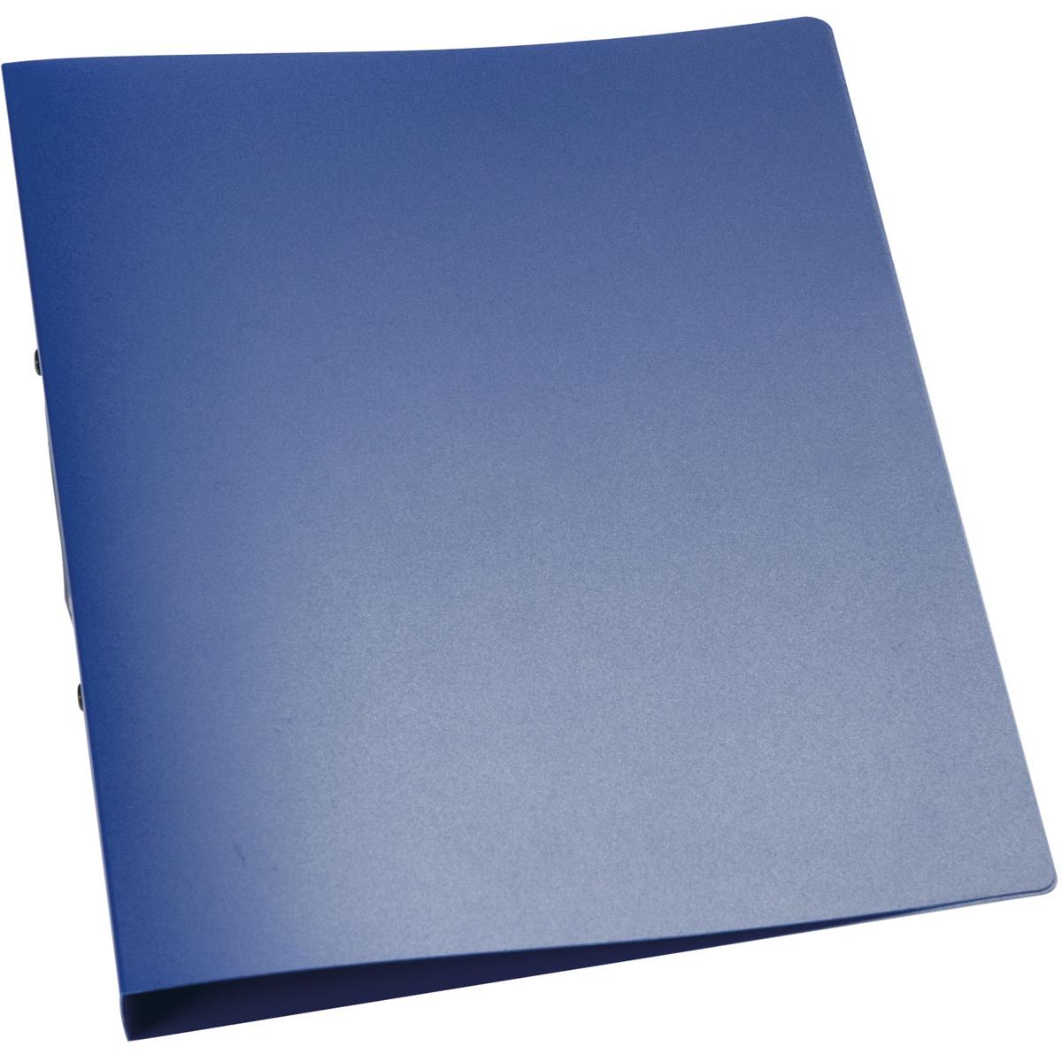 Q-CONNECT - Ringbuch, PP, 2 Ringe, 25 mm, transparent blau