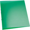 Q-CONNECT -   ringmap, PP, 2 ringen, 25 mm, transparant groen