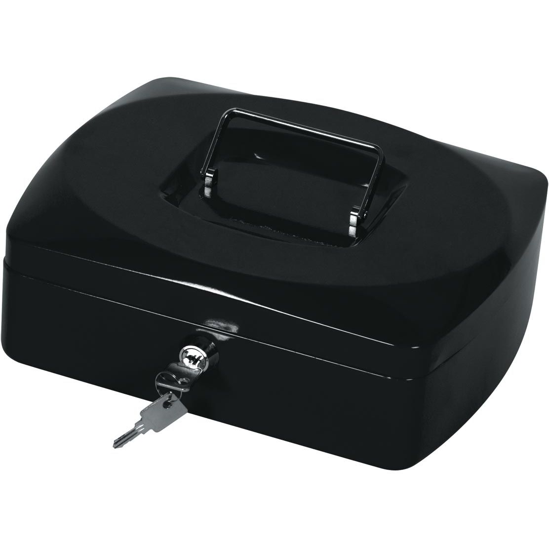 Q-CONNECT -   geldkoffer, 255 x 200 x 85 mm, zwart