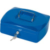 Q-CONNECT -   geldkoffer, 255 x 200 x 85 mm, blauw