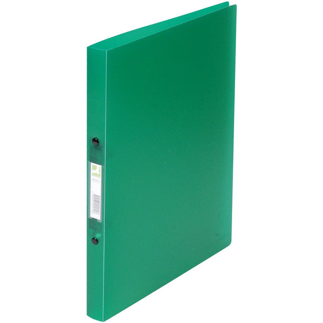 Q-CONNECT - Ringbuch, PP, 2 Ringe, 16 mm, transparent grün